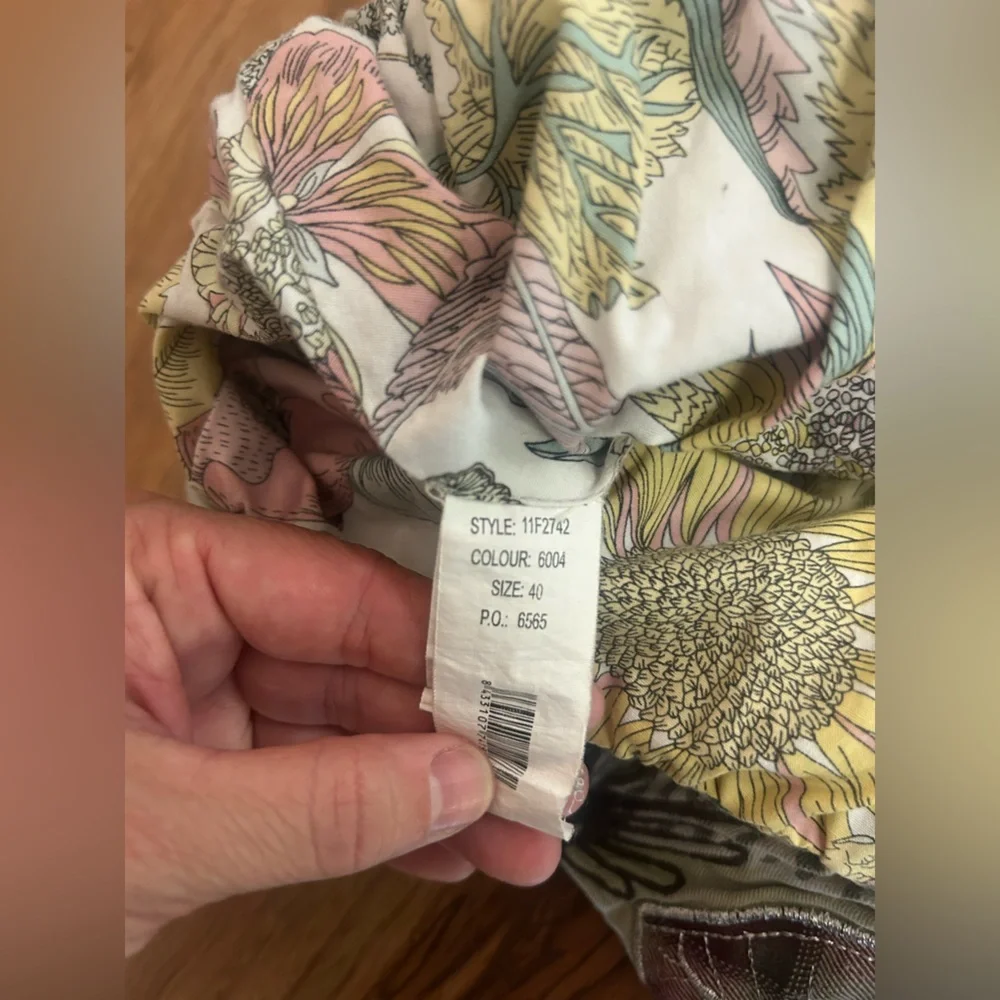 Desigual Bubble Mix Pattern Skirt Womens size 8 - Picture 9 of 11